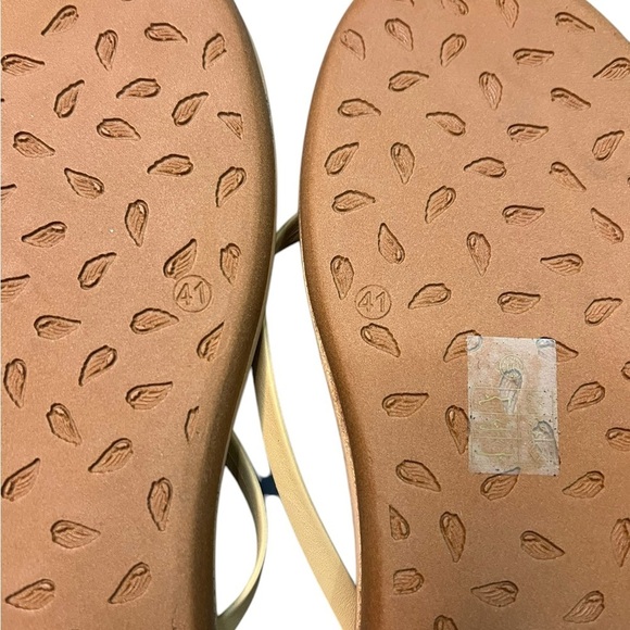 Ancient Greek Saionara Leather  Flip Flops - Picture 6 of 9